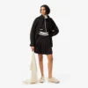 Robe polo plissée en piqué stretch Robe polo plissée en piqué stretch