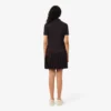 Robe polo plissée en piqué stretch Robe polo plissée en piqué stretch