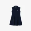 Robe polo sans manches en piqué stretch pour enfant Robe polo sans manches en piqué stretch pour enfant