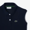 Robe polo sans manches en piqué stretch pour enfant Robe polo sans manches en piqué stretch pour enfant