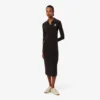 Robe polo slim fit avec écusson brodé Robe polo slim fit avec écusson brodé