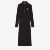 Robe polo slim fit avec écusson brodé Robe polo slim fit avec écusson brodé