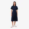 Robe polo évasée Mini-Piqua pour femme Robe polo évasée Mini-Piqua pour femme