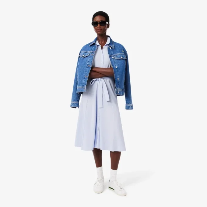 Robe polo évasée Mini-Piqua pour femme Robe polo évasée Mini-Piqua pour femme