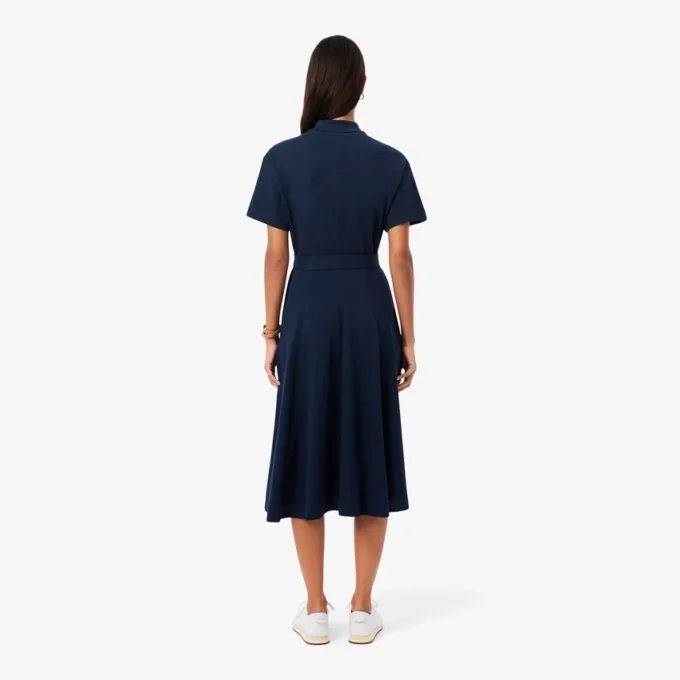 Robe polo évasée Mini-Piqua pour femme Robe polo évasée Mini-Piqua pour femme