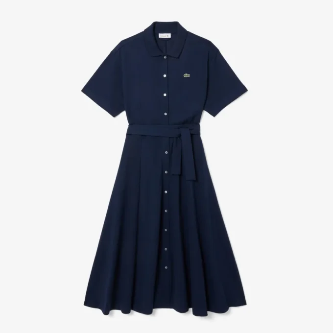 Robe polo évasée Mini-Piqua pour femme Robe polo évasée Mini-Piqua pour femme