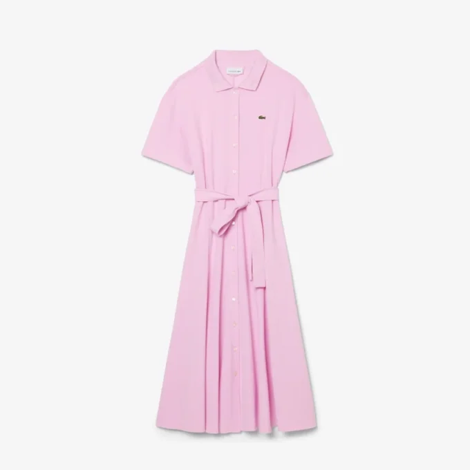 Robe polo évasée Mini-Piqua pour femme Robe polo évasée Mini-Piqua pour femme