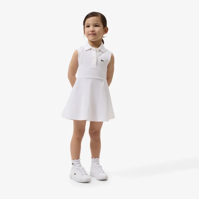 Robe sans manches en piqué stretch Robe sans manches en piqué stretch