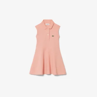Robe sans manches en piqué stretch