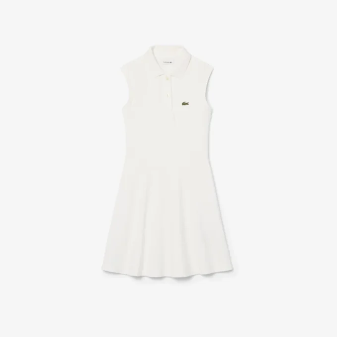 Robe sans manches en piqué stretch Robe sans manches en piqué stretch