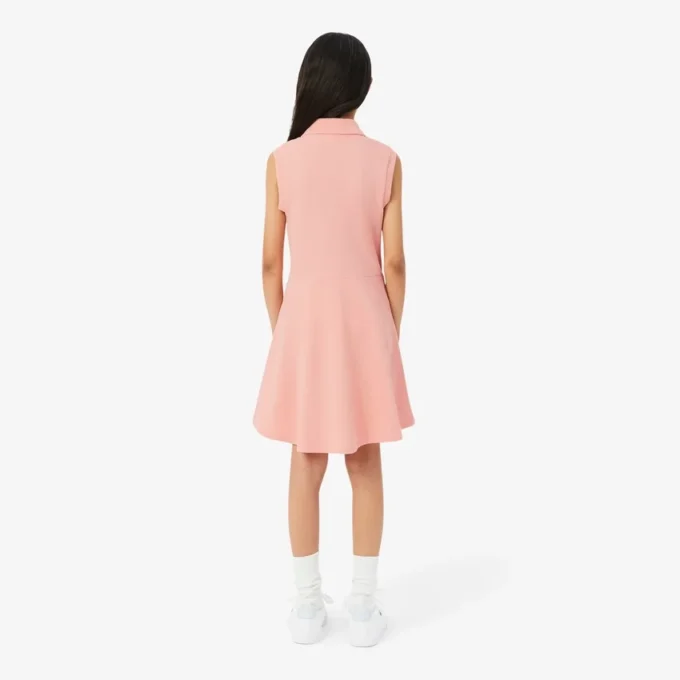 Robe sans manches en piqué stretch Robe sans manches en piqué stretch