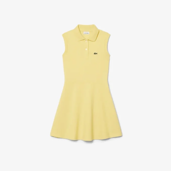 Robe sans manches en piqué stretch Robe sans manches en piqué stretch