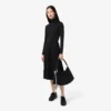 Robe slim à col montant pour femme Robe slim à col montant pour femme
