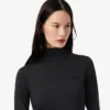 Robe slim à col montant pour femme Robe slim à col montant pour femme