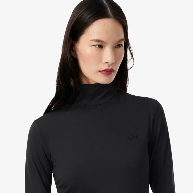 Robe slim à col montant pour femme Robe slim à col montant pour femme