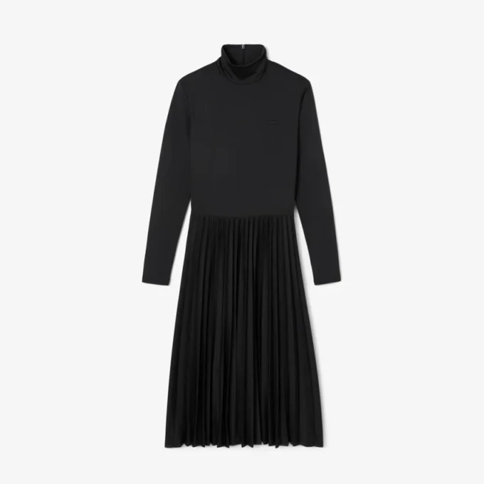 Robe slim à col montant pour femme Robe slim à col montant pour femme