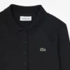 Robe slim en coton côtelé à col polo pour femme Robe slim en coton côtelé à col polo pour femme