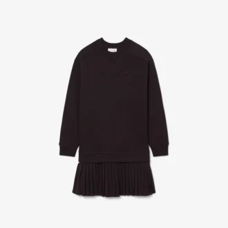 Robe sweat-shirt oversize en coton