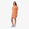 Robe t-shirt en maille rayée Robe t-shirt en maille rayée