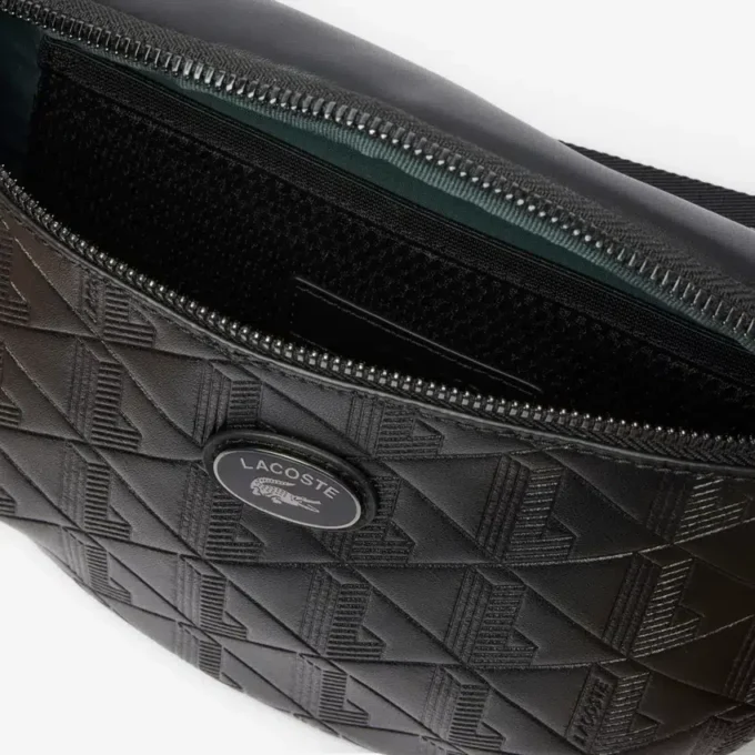 Sac banane en cuir gaufré Monogram Sac banane en cuir gaufré Monogram