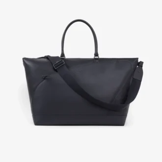 Sac de week-end en cuir grainé Lacoste Club