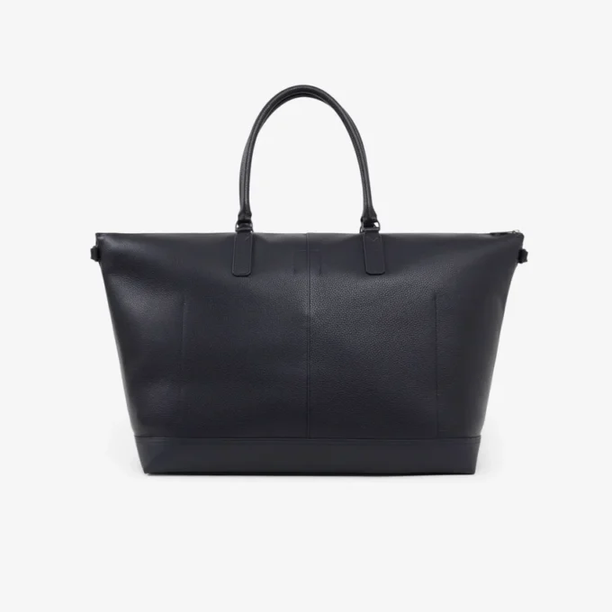 Sac de week-end en cuir grainé Lacoste Club Sac de week-end en cuir grainé Lacoste Club