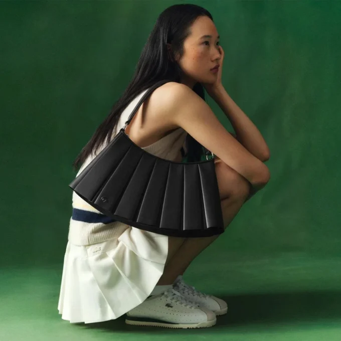 Sac en cuir Lenglen de taille moyenne Sac en cuir Lenglen de taille moyenne