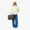 Sac fourre-tout et pochette Zely grainés Sac fourre-tout et pochette Zely grainés