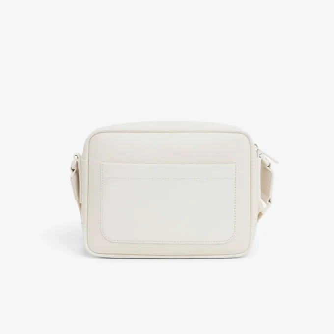Sacoche en cuir grainé Lacoste Sacoche en cuir grainé Lacoste
