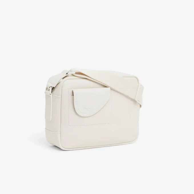 Sacoche en cuir grainé Lacoste Sacoche en cuir grainé Lacoste