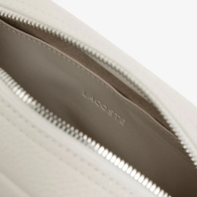 Sacoche en cuir grainé Lacoste Sacoche en cuir grainé Lacoste