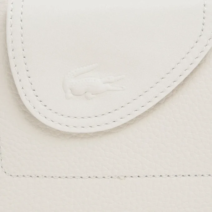 Sacoche en cuir grainé Lacoste Sacoche en cuir grainé Lacoste