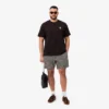 Short ample en coton mélangé imprimé Short ample en coton mélangé imprimé