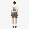 Short ample en coton mélangé imprimé Short ample en coton mélangé imprimé