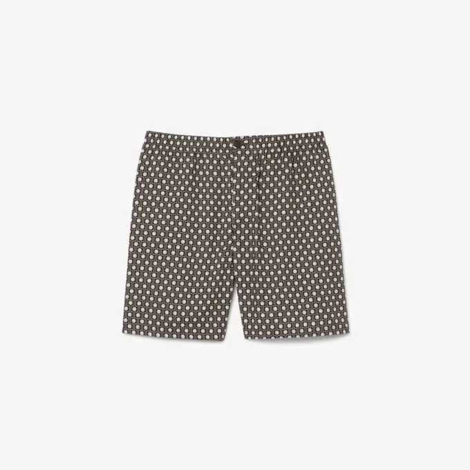 Short ample en coton mélangé imprimé Short ample en coton mélangé imprimé
