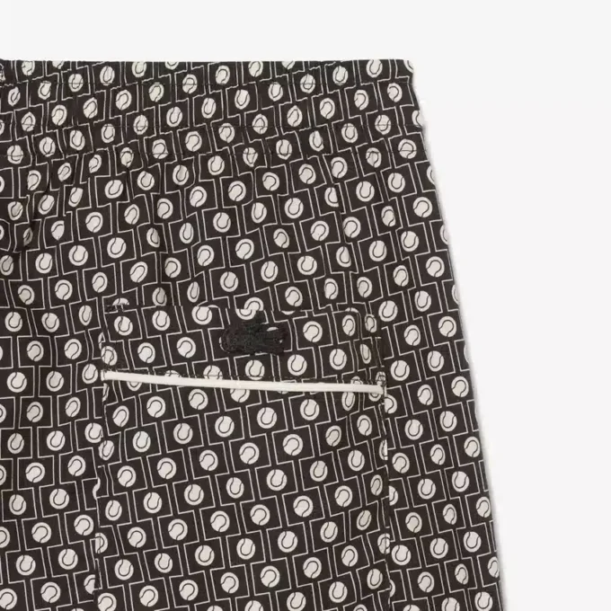 Short ample en coton mélangé imprimé Short ample en coton mélangé imprimé