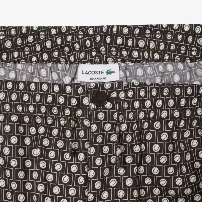 Short ample en coton mélangé imprimé Short ample en coton mélangé imprimé