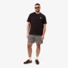 Short ample en coton mélangé imprimé Short ample en coton mélangé imprimé