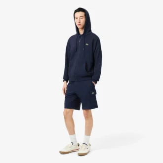 Short cargo en molleton de coton pour homme
