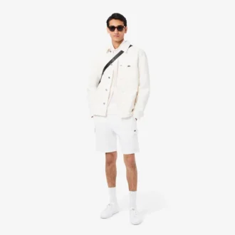 Short cargo en molleton de coton pour homme