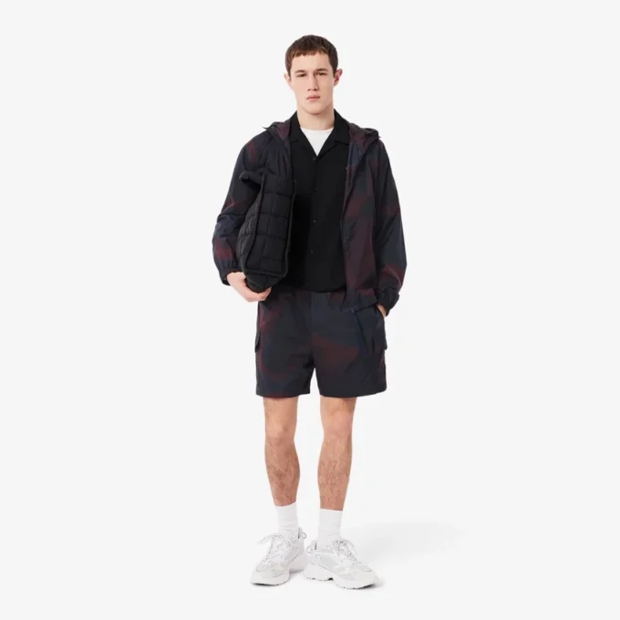 Short cargo en nylon imprimé Ombra pour homme