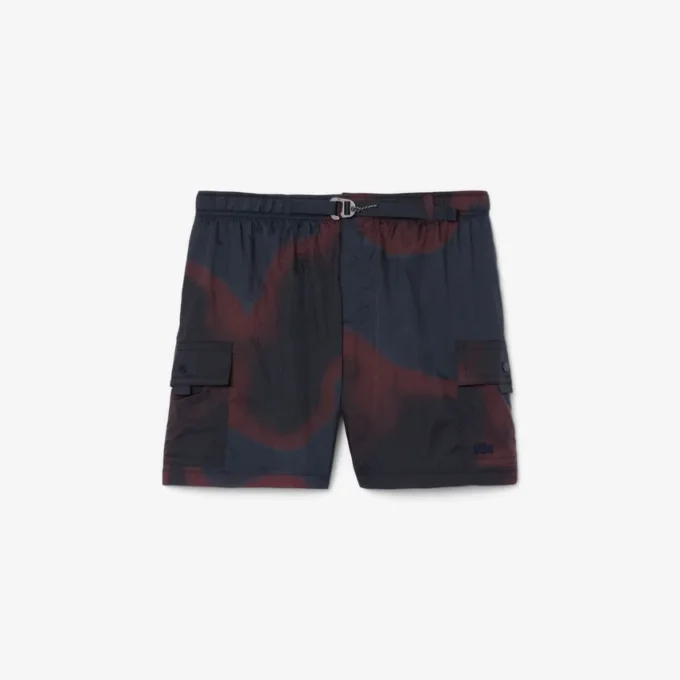 Short cargo en nylon imprimé Ombra pour homme