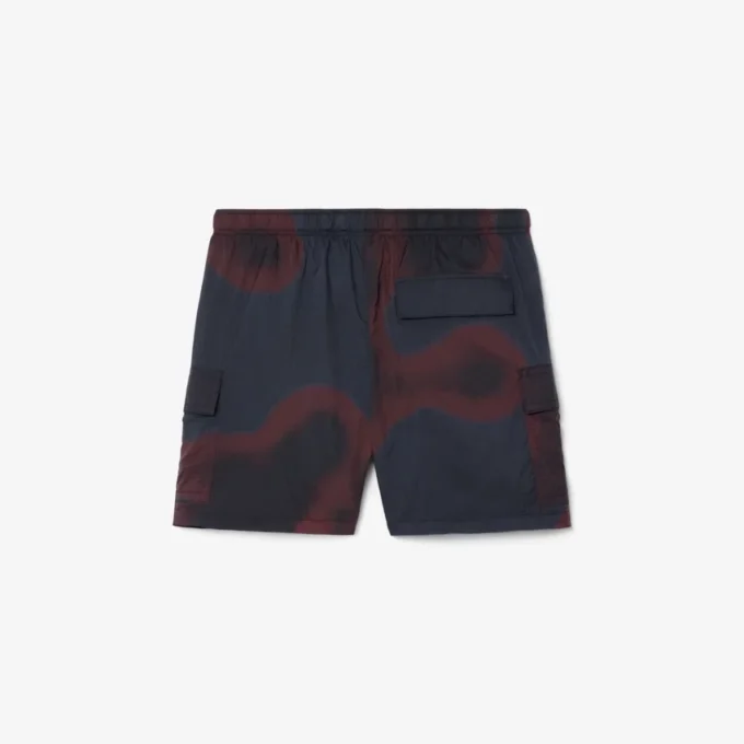 Short cargo en nylon imprimé Ombra pour homme