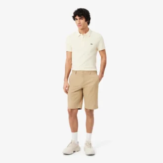 Short chino en sergé stretch