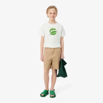 Short chino en twill de coton stretch