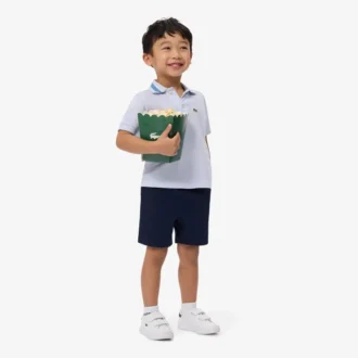 Short chino en twill de coton stretch