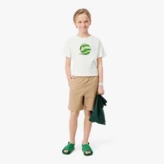 Short chino en twill de coton stretch