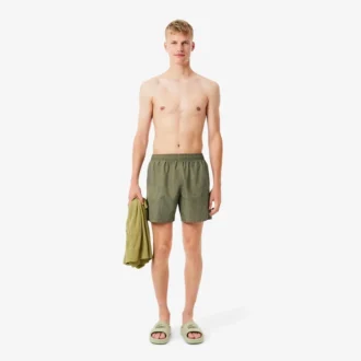 Short de bain imprimé mi-long pour homme en boxers