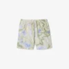 Short de bain imprimé mi-long pour homme en boxers Short de bain imprimé mi-long pour homme en boxers