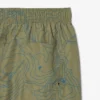 Short de bain imprimé mi-long pour homme en boxers Short de bain imprimé mi-long pour homme en boxers